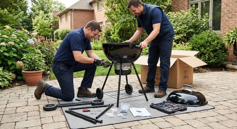Charcoal Grill Assembly in Kansas City, KS