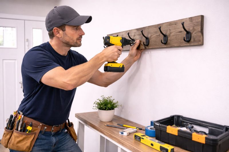 Coat Rack Installation in Kansas City, KS