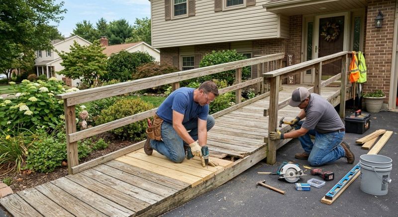 Handicap Ramp Repair in Conroe, TX