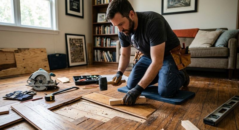 Handyman Floor Repair in Kansas City, KS