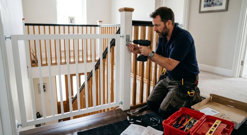 Stair Gate Assembly in Kansas City, KS