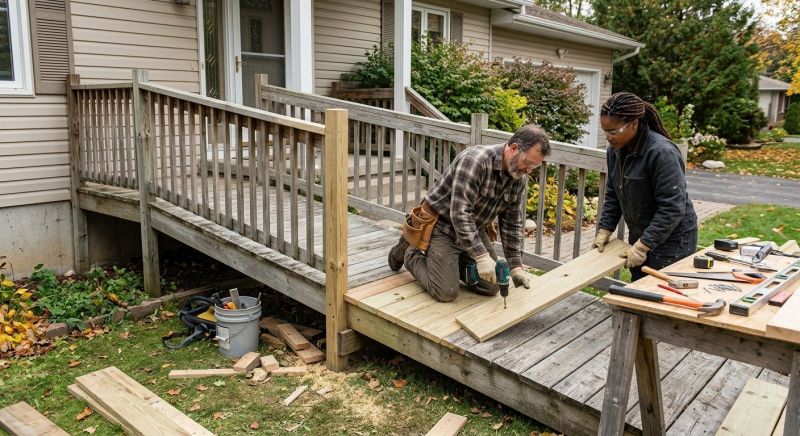 Wood Ramp Repair in Kansas City, KS