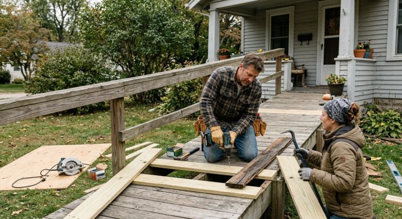 Wood Ramp Repair in Wilmington, NC