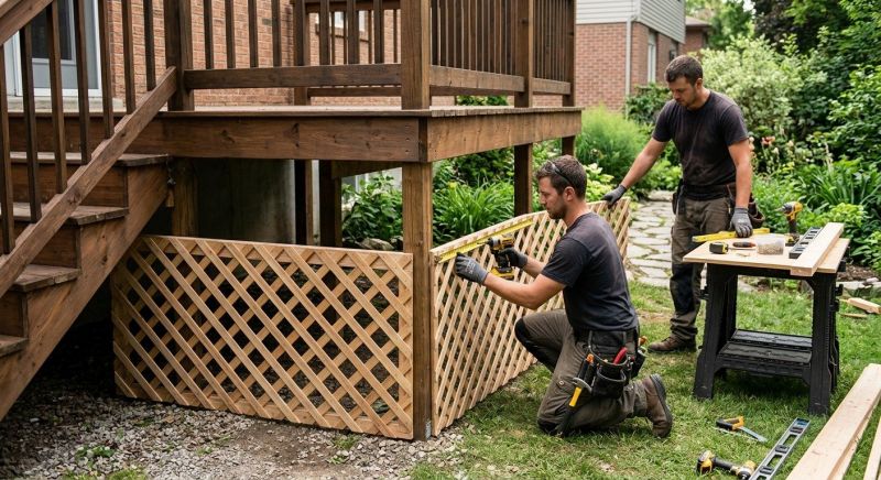 Deck Skirting Installation in Kansas City, KS