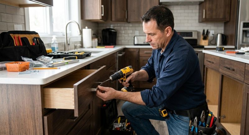 Drawer Hardware Installation in Kansas City, KS