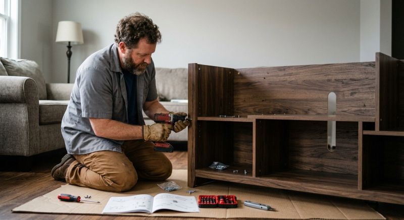 Entertainment Center Assembly in Kansas City, KS