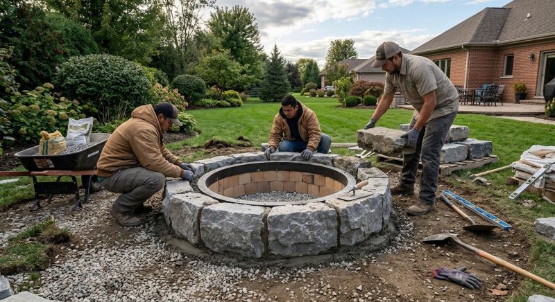 Fire Pit Assembly Service in Kansas City, KS