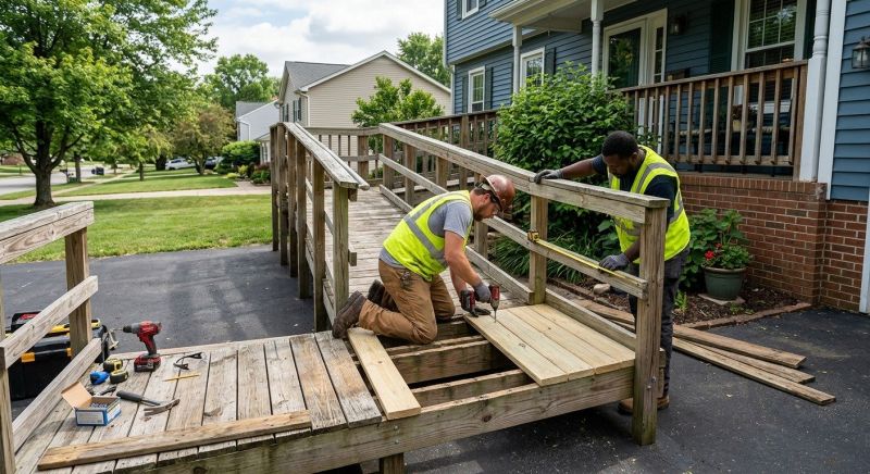 Handicap Ramp Repair in Alpharetta, GA