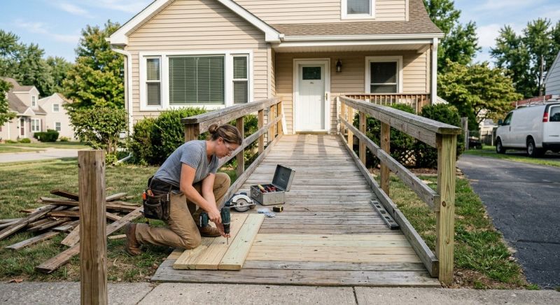 Handicap Ramp Repair in Overland Park, KS