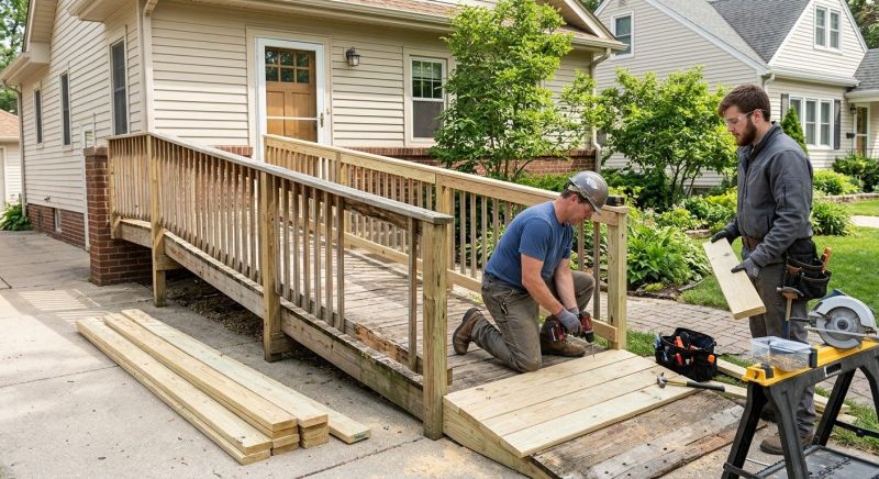 Handicap Ramp Repair in Overland Park, KS