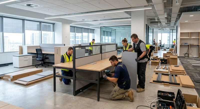 Office Desk Assembly in Kansas City, KS