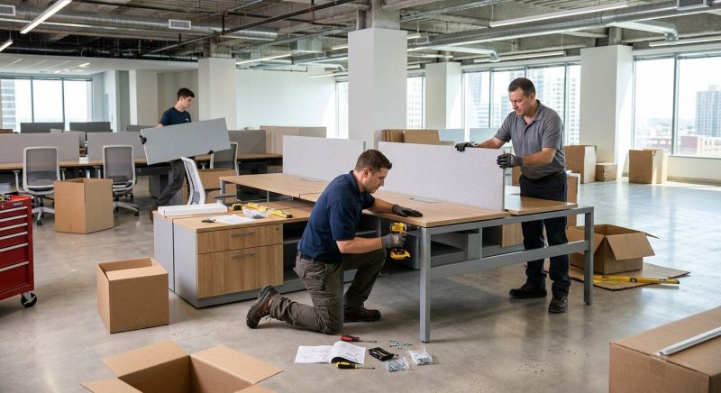 Office Desk Assembly in Kansas City, KS