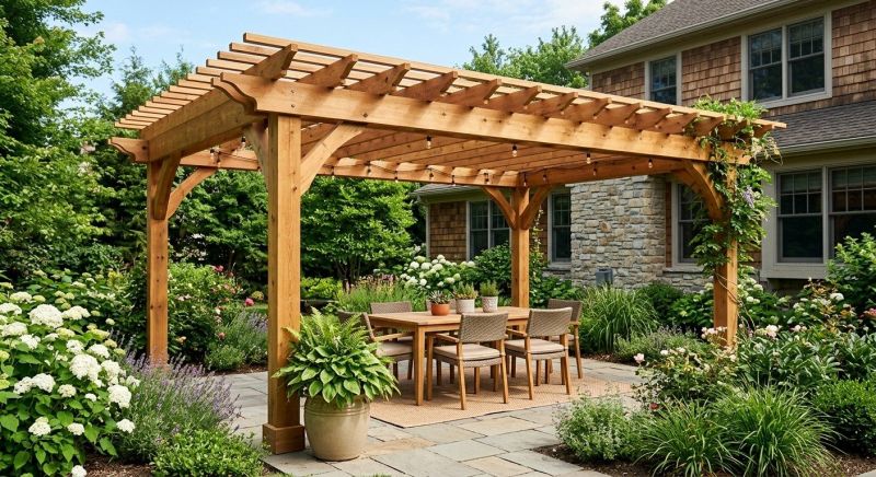Pergola Kit Installation in Conroe, TX