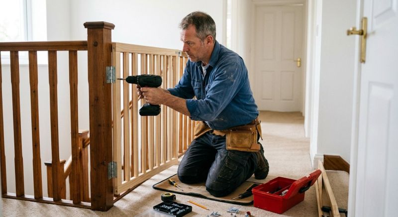 Stair Gate Assembly in Kansas City, KS
