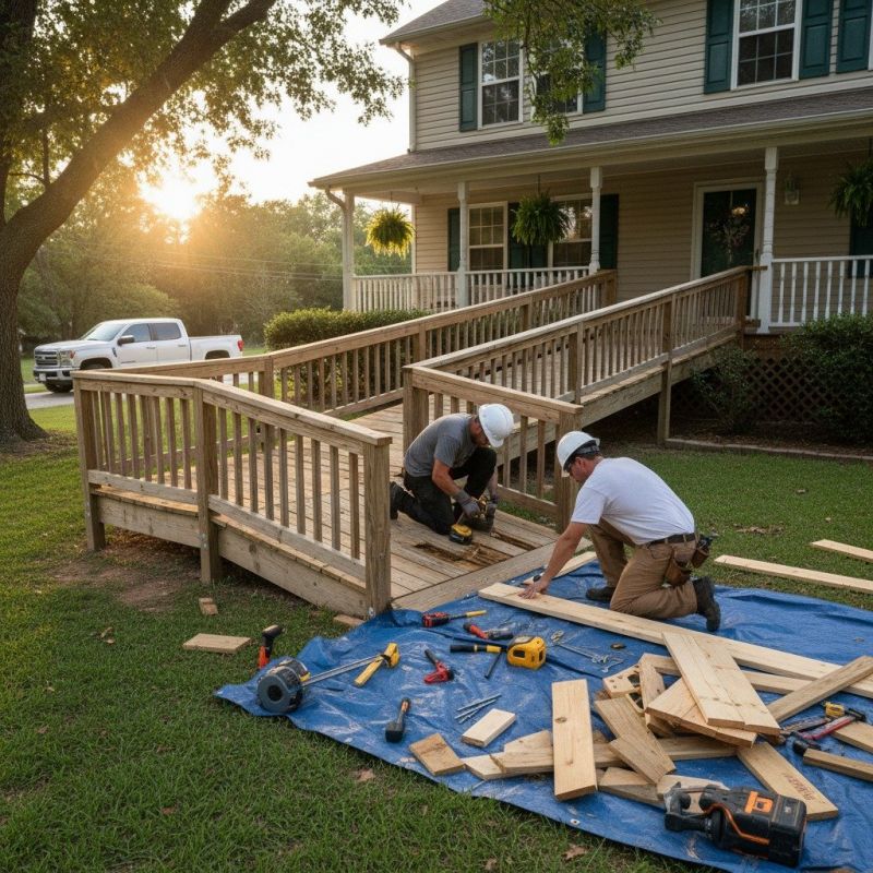 Wood Ramp Repair in Littleton, CO