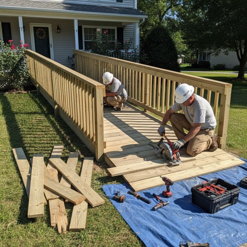 Wood Ramp Repair in Conroe, TX
