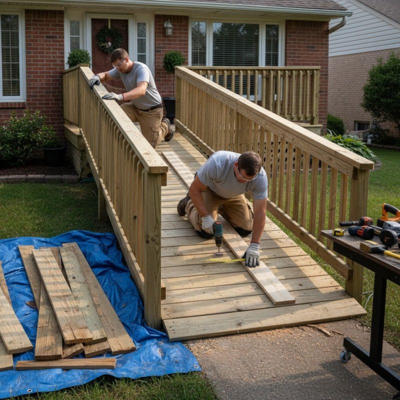 Wood Ramp Repair in Conroe, TX